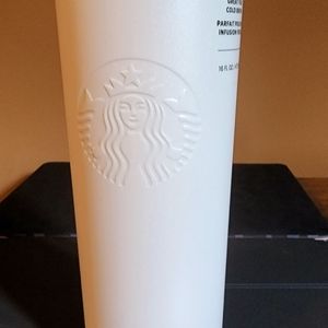 Starbucks Holiday 2021 white Stainless Steel Tumbler 16oz